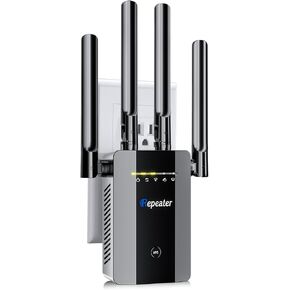 2026 New WiFi Extender Signal Booster for Home, 15715sq.ft Long Range WiFi Repeater Wireless Routers Signal Amplifier, Mesh WiFi 15X Faster Access Point with Ethernet Port, Easy Setup, 5 Working Mode in Kuwait