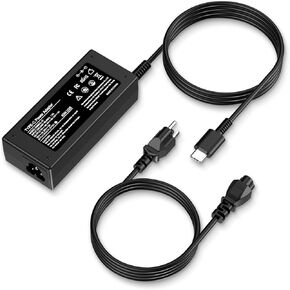 Universal 65W USB C Laptop Charger Compatible with Lenovo,HP, Dell, Acer, Asus, Samsung, Google and More, for Office, School, and Family in Saudi Arabia