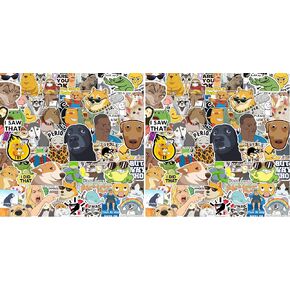 306pcs Funny Meme Vinyl Stickers Pack, Large Bulk Sticker for Laptop, Phone, Water Bottles, Computer Cars... Vine Sticker Decal DIY Décor for Bumper Accesory in Saudi Arabia