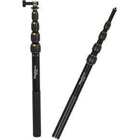 Tripod Extension Rod 5 Section Aluminum Alloy Camera Monopod | 1/4" Screw Top ＆ Hole Tripod Extender Tube|15.7“-59.5"|Telescopic Stick Center Columns|Compatible with Tripods/Action Camera in Saudi Arabia