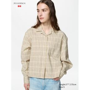 Uniqlo Flannel Boxy Shirt | Check in Kuwait