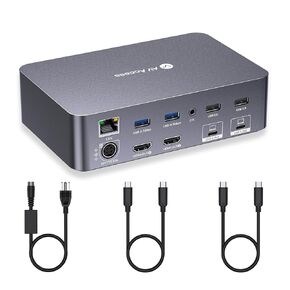 AV Access KVM Switch Dock 2 Monitors 2 Laptops, 4K KVM Switch Dual Monitor in Saudi Arabia