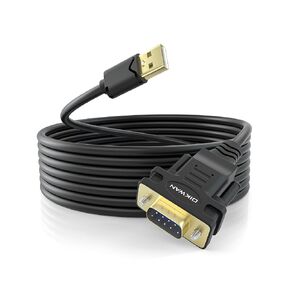 USB to RS232 Serial Adapter with FTDI Chipset - USB 2.0 to Female DB9 Serial Cable for Windows and Mac (6ft) in Saudi Arabia