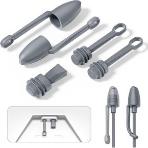 5 PCS Starlink Mini Silicone Cable Plug Caps Set Waterproof Accessories | Cable Plug Protective and Power Port Plug for Starlink Mini End Caps,Star Link Mini Cable Connector Cap Dustproof Kit,Gray in Kuwait