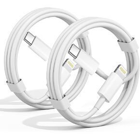 USB C to Lightning Cable 3FT [Apple MFi Certified] 2Pack | iPhone Fast Charger Type C to Lightning Cable for iPhone 14 13 12 11 Pro Max Xr Xs 8 7 6 Plus SE in Saudi Arabia