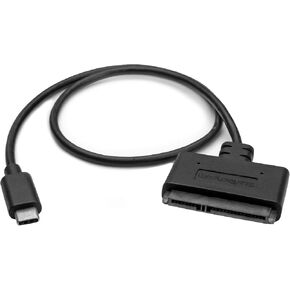 StarTech SATA to USB-C 10Gbps Cable, 2.5in SATA I/II/III (USB31CSAT3CB) | External converter for SSD or HDD data transfer, UASP, USB Powered, Not compatible with 3.5in drives, Portable in Kuwait