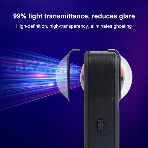 Premium Lens Cover for DJI Osmo 360, 10H Tempered Glass Lens Cap | Waterproof Dustproof Anti-scratch Lens Protector, 98% High Transmittance for Clearer Image Osmo 360 Camera Lens Guard in Saudi Arabia