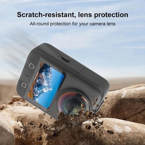 Premium Lens Cover for DJI Osmo 360, 10H Tempered Glass Lens Cap | Waterproof Dustproof Anti-scratch Lens Protector, 98% High Transmittance for Clearer Image Osmo 360 Camera Lens Guard in Saudi Arabia