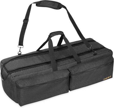 TORIBIO 40" Large Telescope Bag Case for Telescope Tube & Tripod | Soft Padded, Divider, Compatible with Gskyer ToyerBee Celestron Telescope, Shoulder Strap, Multi-pockets in Kuwait