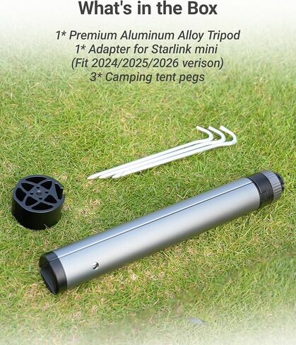ORLNK T30 Starlink Mini Tripod Stand Mount for All Starlink Mini Models | Upgraded Aluminum Tripod for Outdoor Camping RV Travel in Saudi Arabia