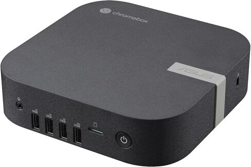 ASUS Chromebox 5a with Intel® Celeron® 7305 Processor, 8GB DDR4 RAM, 128GB M.2 PCIe G4x4 NVMe SSD, Quad-Display, Wi-Fi 6E & Bluetooth, Gb LAN, USB-C, Chrome OS, VESA Mount in Kuwait