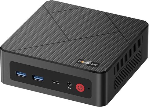 BOSGAME Mini PC AMD Ryzen 5 3501U, 8GB RAM, 256GB SSD | Ryzen 5 Compact Computer with Triple Display Support, USB-C, RJ45 LAN, WiFi 5, Expandable Memory, Ideal for Home Office in Saudi Arabia