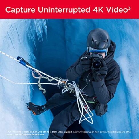 SANDISK 64GB Extreme PRO SDXC UHS-I Memory Card - C10, U3, V30, 4K UHD, SD Card - SDSDXXU-064G-GN4IN | UHS-I, V30, U3, Class 10, 4K video in Kuwait