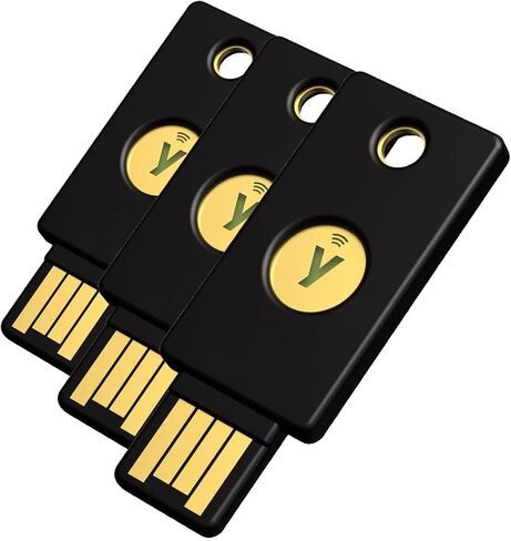 Yubico - Security Key C NFC - Basic Compatibility - Multi-Factor authentication (MFA) Security Key and passkey, Connect via USB-C or NFC, FIDO Certified in Kuwait