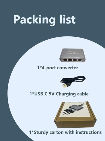 Ethernet Splitter, ethernet hub 4 Port gigabit,Ethernet Splitter 1 to 4,Network hub,Internet Switch 4 Port,netgear Switch (4 Devices Working simultaneously with Gigabit Network) in Saudi Arabia
