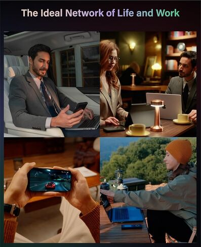 GlocalMe Numen Air 5G Mobile Hotspot, Portable WiFi Hotspot for Travel in 200+ Countries, Ultra High Speed Pocket Hotspot Device with Speed Up to 2.5Gbps, No SIM Card Required, 16 Connected Devices in Kuwait