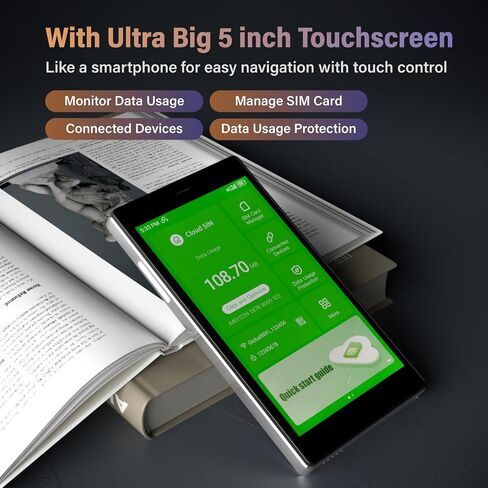 GlocalMe G4 Pro 4G Mobile Hotspot Device with 30GB US/CA/MX Data 60 Days in Kuwait