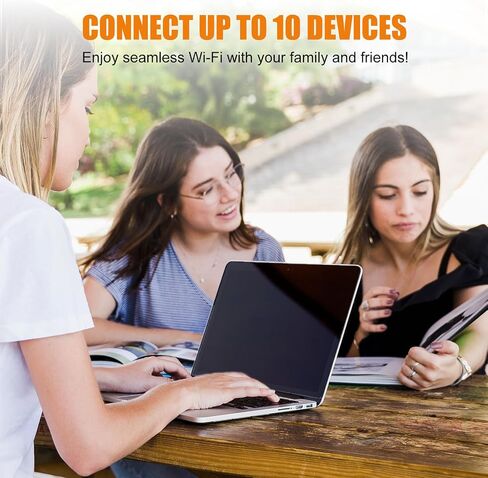 M4 Mobile Hotspot for Travel, 1GB Monthly Free Global Data, White | Portable 4G LTE ESIM WiFi for US & MX Business Trip for RV, Connect Up to 10 Devices, Wireless Hotspot Devices No Contract in Saudi Arabia