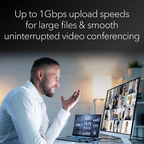 NETGEAR Nighthawk DOCSIS 3.1 Mid/high-Split Cable Modem (CM3000) – Approved for Today’s Fastest Speeds - Works with All Providers Incl. Xfinity, Spectrum, Cox - for Plans up to 2.5Gbps in Saudi Arabia