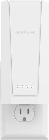 NETGEAR WiFi 7 Range Extender (EXS25) – BE4500 Dual-Band Wireless Signal Booster & Repeater (up to 5 Gbps Speed) - Add up to 1,500 sq. ft., 45 Devices - WPA3 Security, Smart Roaming in Kuwait