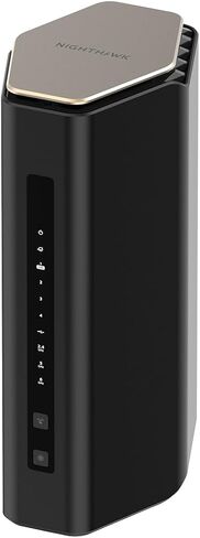 NETGEAR Nighthawk Tri-Band WiFi 7 Router (RS600) - Router Only, BE18000 Wireless Speed (up to 18 Gbps) – 10 Gig Internet Port - Covers up to 3,300 sq. ft., 150 Devices - Free Expert Help in Kuwait