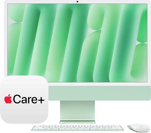 Apple 2024 iMac All-in-One Desktop Computer with M4 chip with 8-core CPU and 8-core GPU: Built for Apple Intelligence, 24-inch Retina Display, 16GB Unified Memory, 256GB SSD Storage; Silver in Saudi Arabia