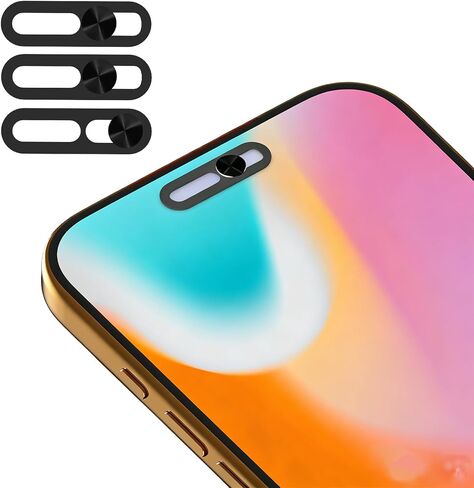 3 قطع من غطاء حماية الخصوصية للكاميرا الأمامية رفيع للغاية لهاتف iPhone in Kuwait