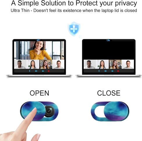 Laptop Camera Cover Slide 3 Packs, Ultra Thin Webcam Privacy Protector in Kuwait