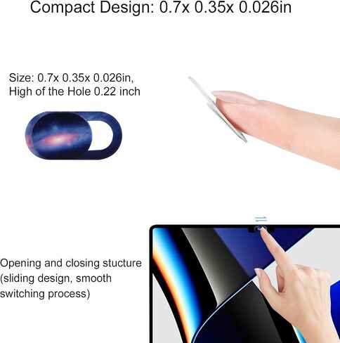 Laptop Camera Cover Slide 3 Packs, Ultra Thin Webcam Privacy Protector in Kuwait