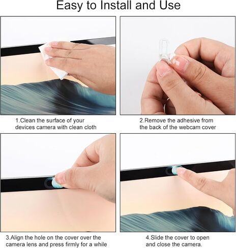 Laptop Camera Cover Slide 3 Packs, Ultra Thin Webcam Privacy Protector in Kuwait