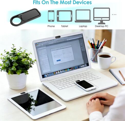 Webcam Cover Slide, Thin Camera Cover for Tesla Model Y/3, Car Cabin Camera Cover Slide for MacBook, iMac, Laptop, PC, iPad, Smartphone, iPhone 6/7/8 Plus, Laptop Camera Cover Protect Visual Privacy in Saudi Arabia