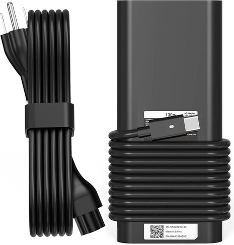 WZXHU 65W Slim USB C Laptop Charger Compatible with HP Spectre, Envy, Elitebook x360, Omnibook, Pavilion, Chromebook, Elite x2 Fast Charging Type C Power Adapter - Portable Travel Cord in Saudi Arabia