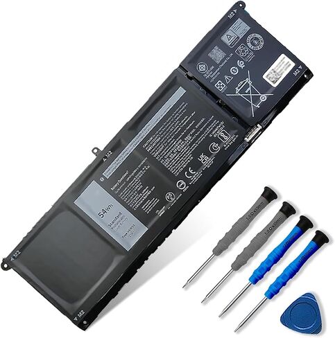 54Wh DR02P R73TC Laptop Battery Compatible with Dell Latitude 5550 5540 5450 5440 Precision 3590 3580 3480 3490 Series 2X1V9 02X1V9 803W6 0803W6 11.4V 4623mAh in Saudi Arabia