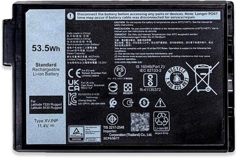 54Wh DR02P R73TC Laptop Battery Compatible with Dell Latitude 5550 5540 5450 5440 Precision 3590 3580 3480 3490 Series 2X1V9 02X1V9 803W6 0803W6 11.4V 4623mAh in Saudi Arabia