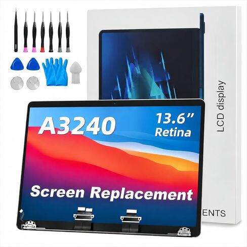 A2337 Screen Replacement A2337 LCD for 13 inches MacBook M1 air 2020 Year 2560x1600 Replacement LCD Full Assembly for EMC 3598 MGN63 Space Gray in Kuwait