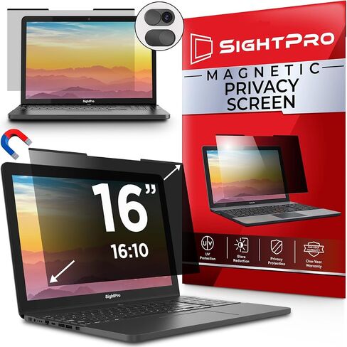 Magnetic Privacy Screen for MacBook Air 13 & 13.6 Inch (2022-2026, M2-M5) Patented Removable Laptop Privacy Filter Shield and Protector in Saudi Arabia