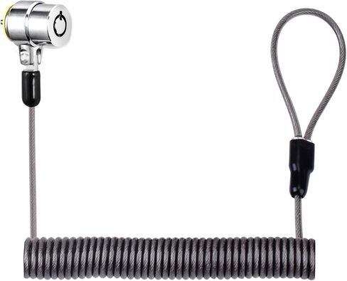 Laptop Cable Lock Hardware Security Cable Lock, Anti Theft Retractable Lock for Tablet Laptop All Other Notebooks and Tablets 2 Keys in Saudi Arabia