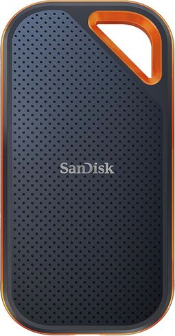 SANDISK 1TB Extreme PRO Portable SSD - Up to 2000MB/s - USB-C, USB 3.2 Gen 2x2, IP65 Water and Dust Resistance, Updated Firmware - External Solid State Drive - SDSSDE81-1T00-G25 in Kuwait