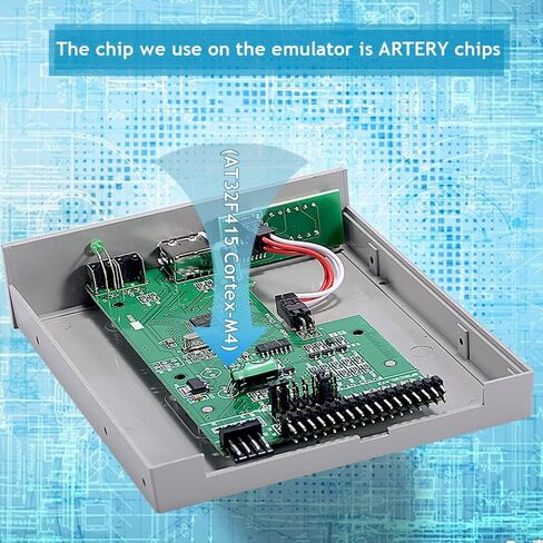 GoTEK SFR1M44-U100 3.5 بوصة 1.44 ميجابايت USB SSD محاكي محرك الأقراص المرنة رمادي in Kuwait