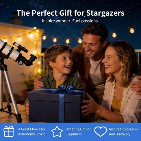 Wireless Telescope Camera 4K, 1.25’’ 2’’ Universal Eyepiece Camera with IR Filter & X16 Zoom & 2.8" Screen, Gift for Astrophotography Enthusiast in Saudi Arabia