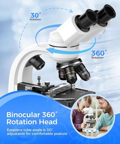 PalliPartners Compound Binocular Microscope for Adults, Professionals&Kids in Saudi Arabia