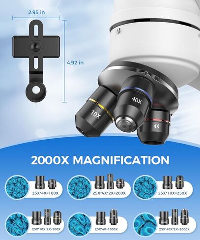 PalliPartners Compound Binocular Microscope for Adults, Professionals&Kids in Saudi Arabia