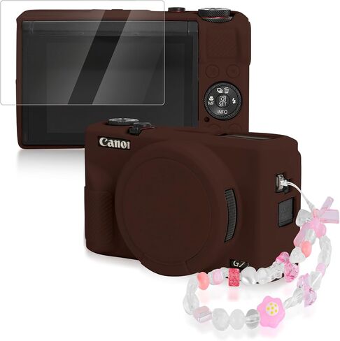 حافظة لهاتف Canon PowerShot ELPH 360 مع واقي شاشة مكون من قطعتين in Kuwait