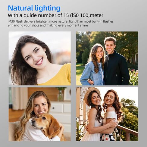 Godox Mini Flash Camera Flash Speedlite for Sony ZV1/ZV-E10, Canon, Nikon, Fuji & Ricoh GR3 GN15, 7-Level Power Adjustment, 230 Flashes with Cameras with Single-Contact Hotshoe and Diffuser in Saudi Arabia