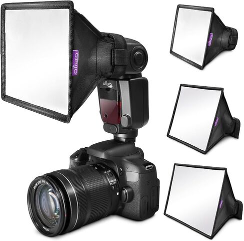 Altura Photo Flash Diffuser Softbox 6x5, Universal for Camera Speedlight | Great for Macro & Light Photography for Nikon, Canon & Godox Speedlite in Saudi Arabia