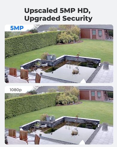 REOLINK PoE Security Camera RLC-520A (Pack of 2), 5MP Wired Outdoor Dome | IR Night Vision up to 100ft, Smart Human/Vehicle/Animal Detection,Time-Lapse, Supports 512GB microSD Card, Indoor/Outdoor Use in Saudi Arabia