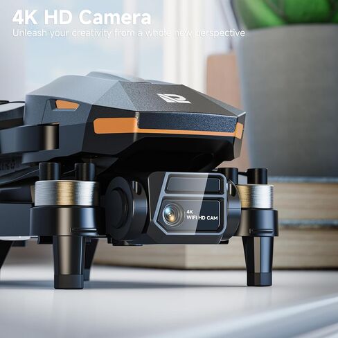 PLEGBLE Drones with Camera for Adults 4K, Beginner FPV Drone | Brushless Motor, 30 Mins Flight Time, Foldable Design, One-Key Takeoff/Landing, Emergency Stop, Under 249g, Gift for Kids in Saudi Arabia