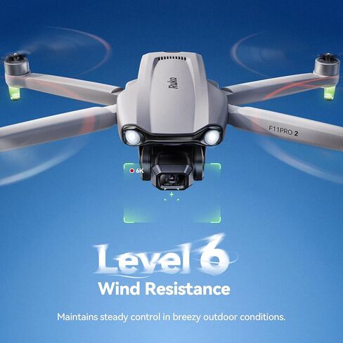 Ruko F11PRO 2 Drone with 6K Camera for Adults, 4K/30fps Video, Ideal Gift | 3-Axis Gimbal Stabilizer, 2 Batteries for 70-Min Flight Time, Long-Range Transmission, Auto Return & Beginner-Friendly, Grey in Kuwait
