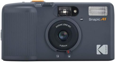 KODAK Snapic A1 35mm Film Camera, Reusable, 2-Zone Focus, Lightweight, Compact (Rhino Grey) Bundle with Kodak Ultramax 400/24EXP 35mm Roll Film in Saudi Arabia