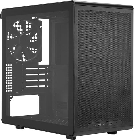 Cooler Master Q300L V1 Micro-ATX PC Case, High Airflow, Transparent Panel | 360mm Graphics Card Support, 240mm AIO Support, Micro-ATX Motherboard, Magnetic Dust Filters, Modular I/O Panel in Saudi Arabia